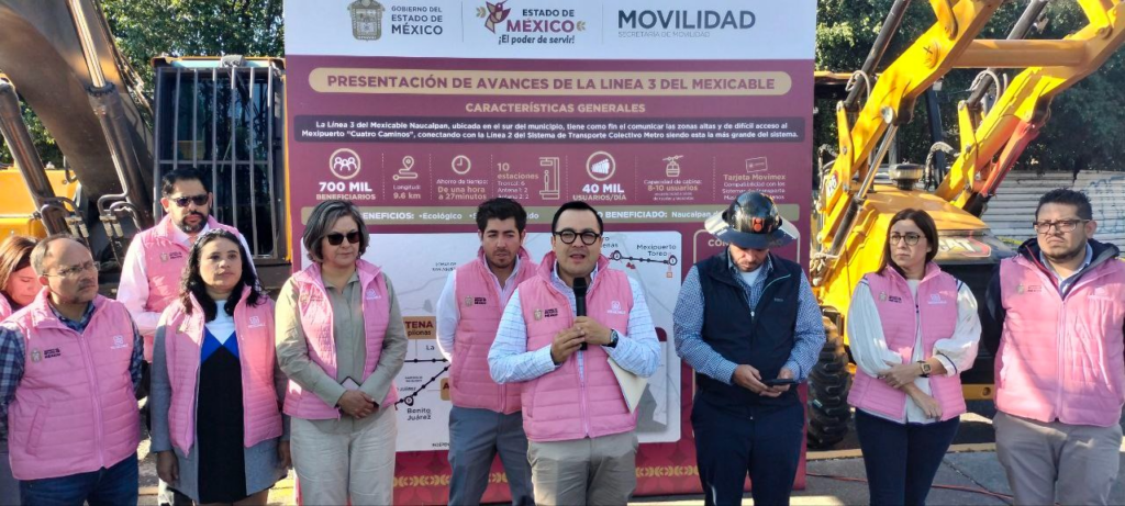 Anuncia GEM Línea III del Mexicable de Chamapa a Cuatro Caminos, en Naucalpan