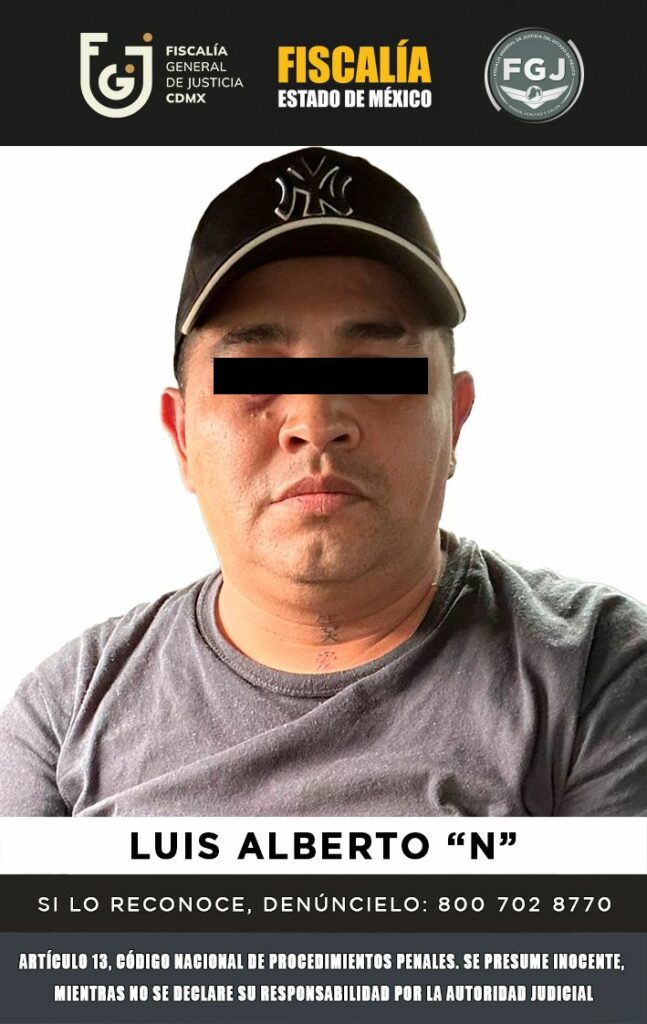 Detiene FGJEM en CDMX a uno de los líderes de “Unión 300”, por extorsión y despojo