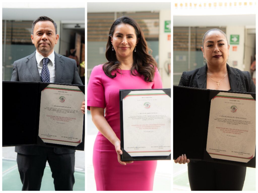 Senado de la República designa tres nuevas Magistraturas Electorales para el Estado de México