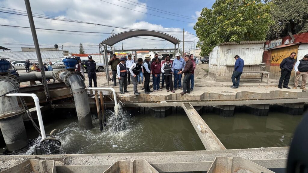 Finalizan obras en el Colector Solidaridad y cárcamos para mitigar riesgos de inundaciones en Chalco