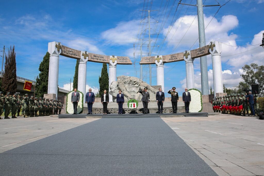 Conmemoran 178 años de la gesta heroica de los Niños Héroes en Edomex