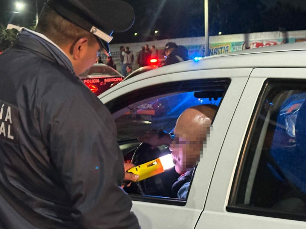 Sorprende programa Conduce Sin Alcohol a 36 automovilistas en Toluca
