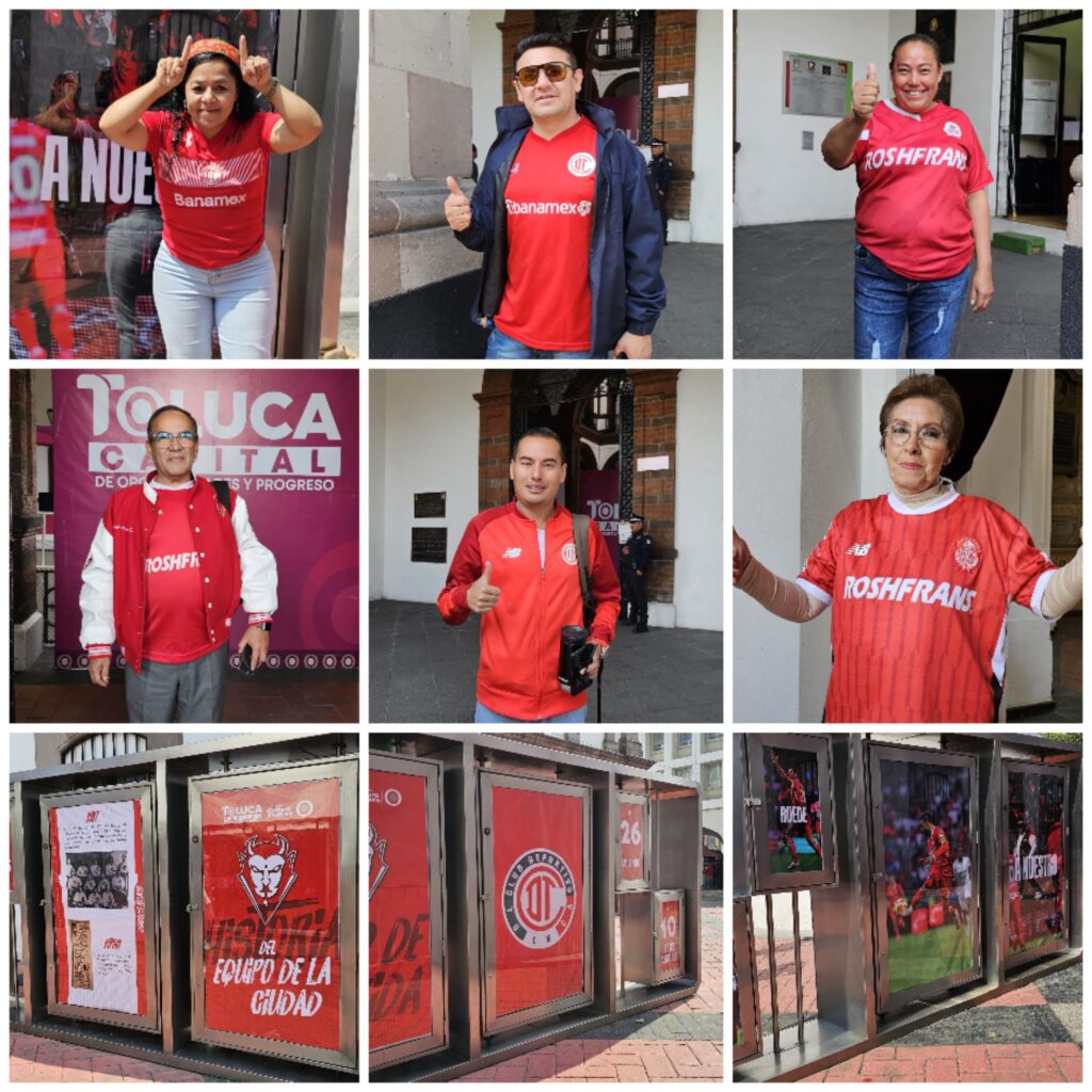 Toluca se ilumina de rojo por la final futbolera