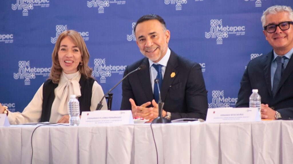 Alcalde de Metepec Fernando Flores anuncia proyectos estratégicos para detonar la economía regional