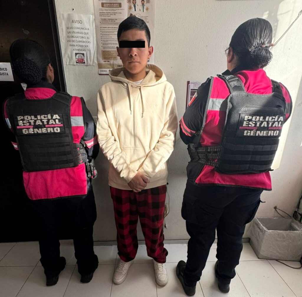 Cae sujeto en Toluca por agredir física y verbalmente en una mujer