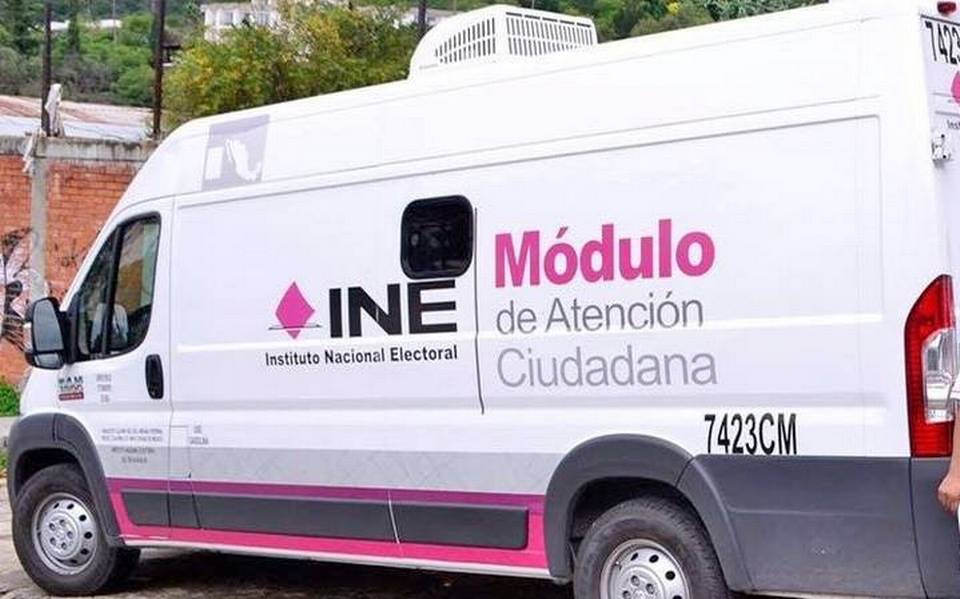 Módulos móviles del INE llegan a municipios alejados en el Estado de México