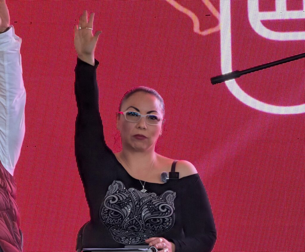 Urge Yazmín Najera a limpia en Morena; pide extirpar tumores de corrupción y ganar en 2027