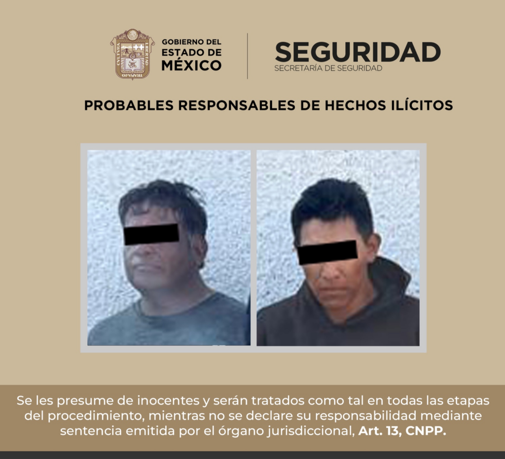 En La Paz, detienen a dos probables responsables de robo con violencia a transporte de carga