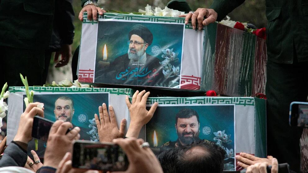 La muerte del presidente iraní Ebrahim Raisi causó  conmoción interna y externa