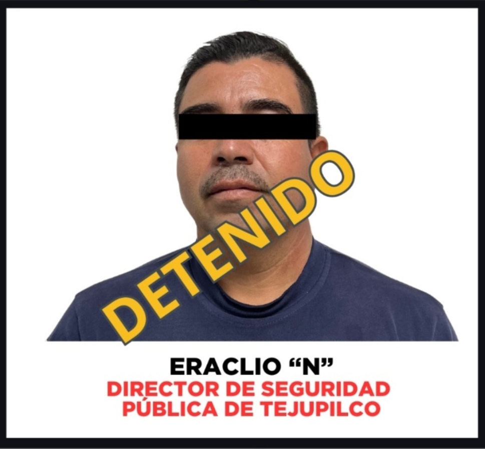 Dan prisión preventiva al director de seguridad pública municipal de Tejupilco
