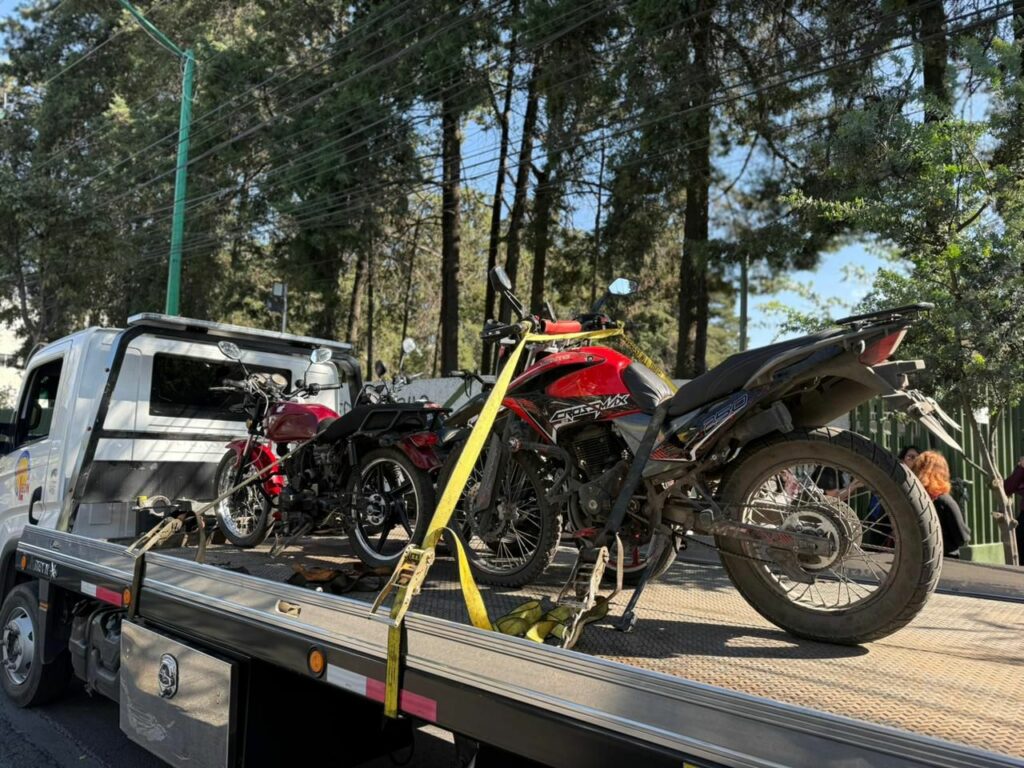 En dos meses envían al corralón 250 motocicletas irregulares en Toluca