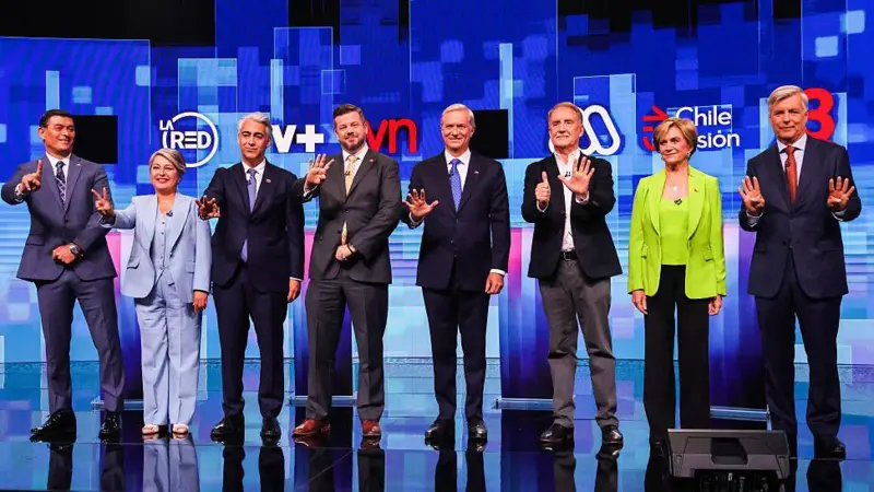 Los candidatos presidenciales que se disputarán la carrera presidencial en Chile