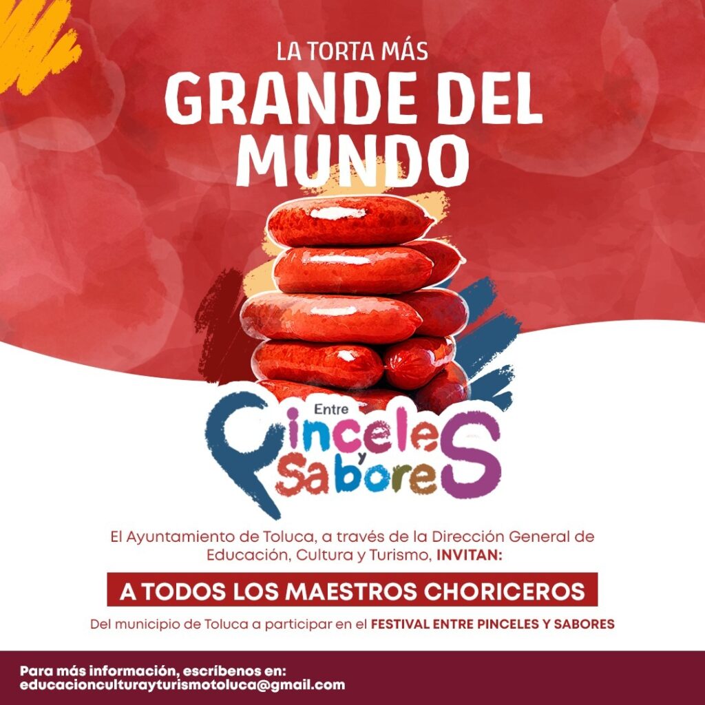 Maestros choriceros elaborarán en Toluca la torta más grande del mundo