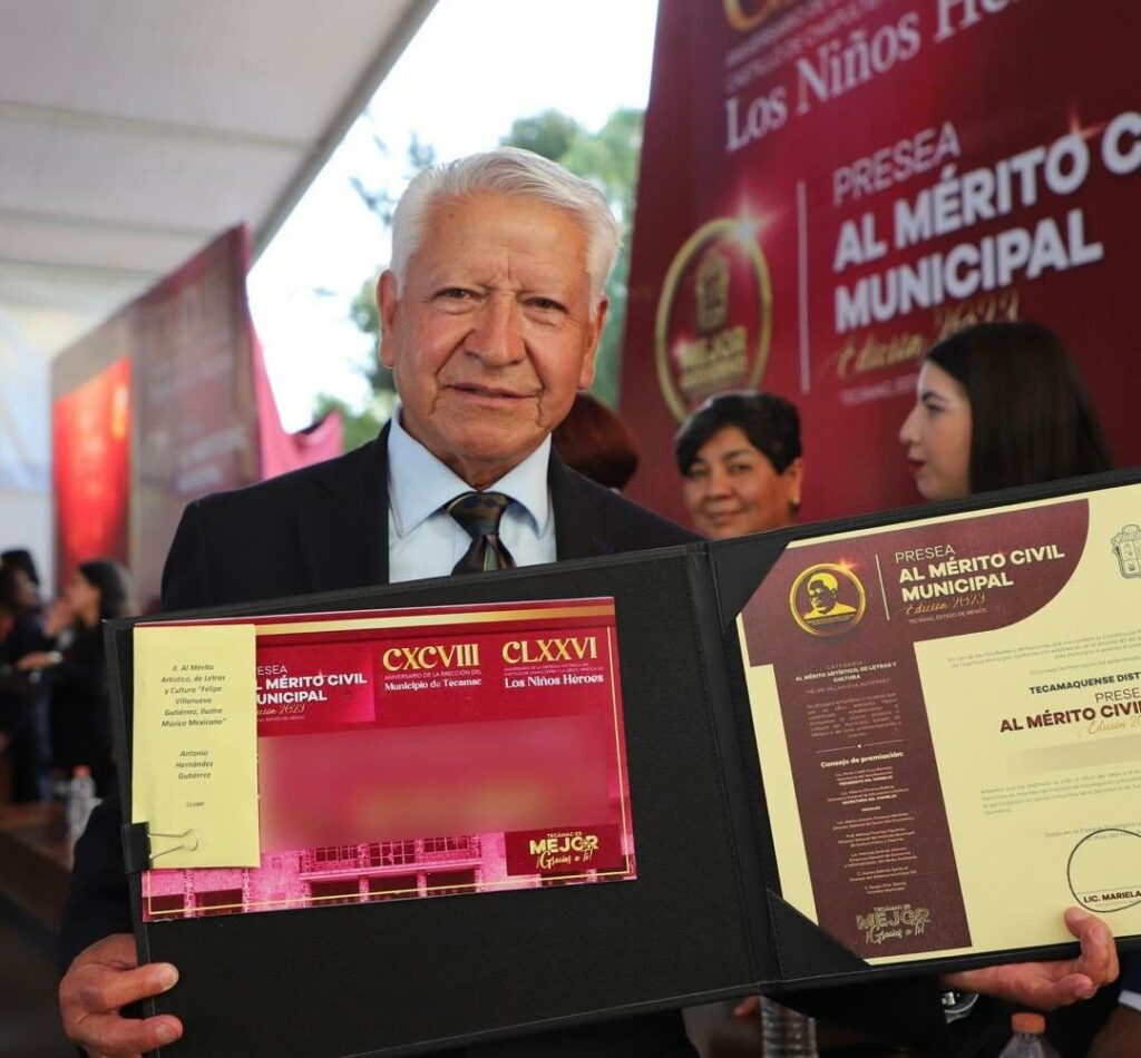 Este viernes concluye inscripción de aspirantes a la Medalla al Mérito Civil Municipal de Tecámac 2025