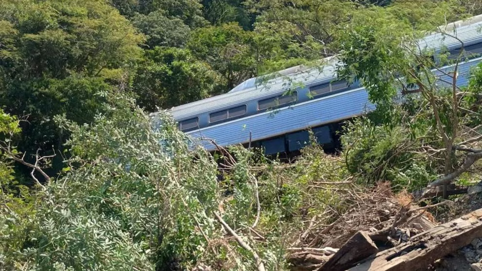 Así fue el descarrilamiento del Tren Interoceánico en Oaxaca