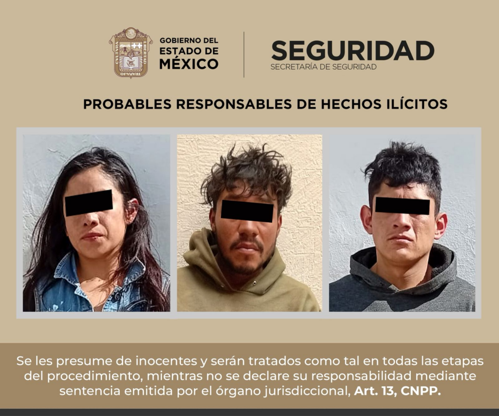 Operativo Argos en Temamatla permite la detención de tres personas probables responsables de delitos contra la salud