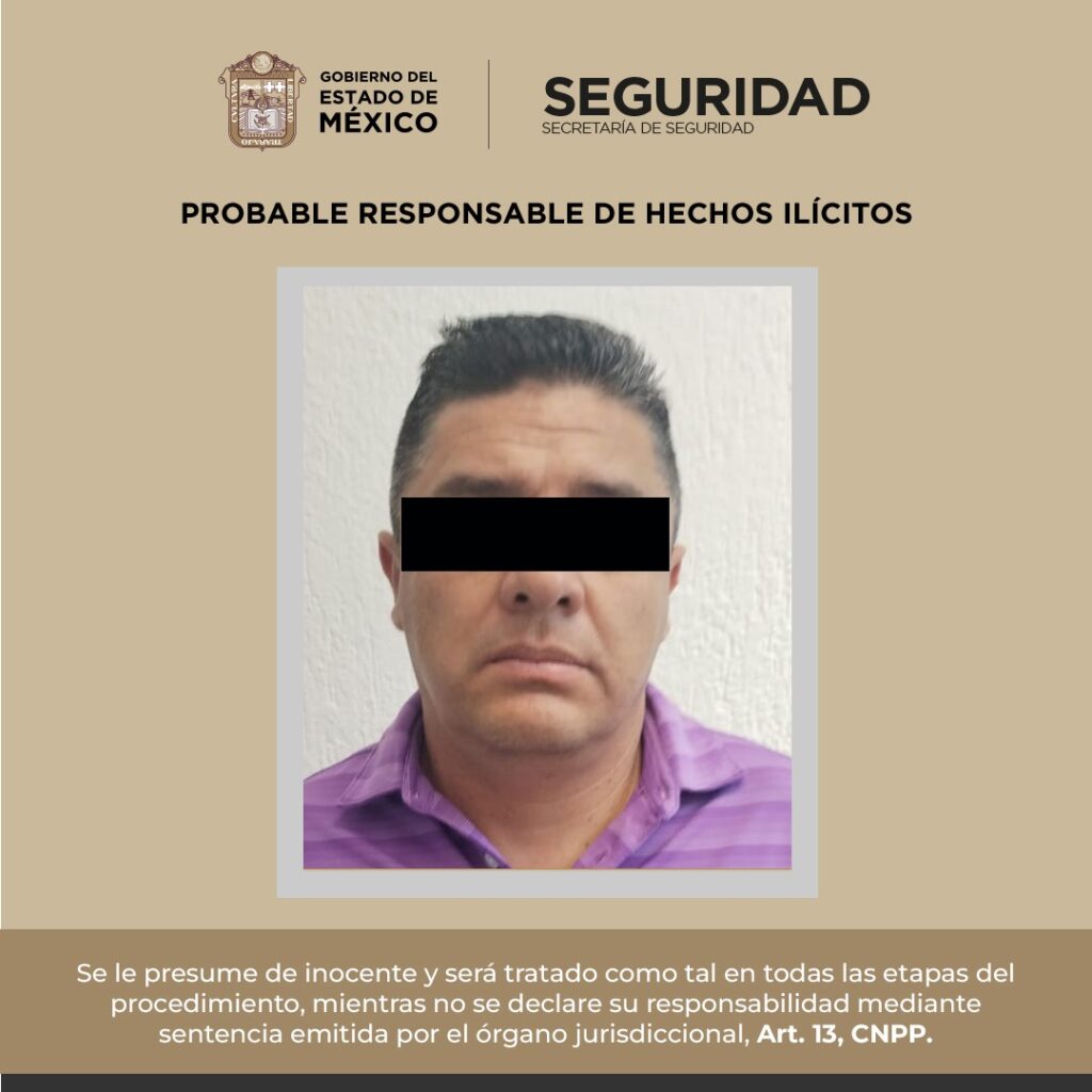 Capturan en Tenancingo a presunto miembro de la FM por posible extorsión