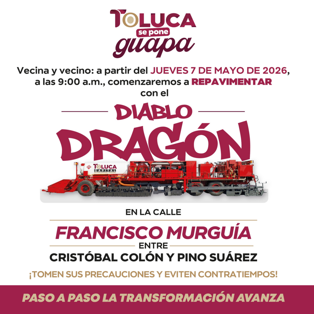 Inicia «Diablo Dragón» trabajos de repavimentación en la calle Francisco Murguía
