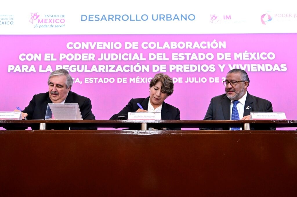 Mediante acuerdo GEM – PJEM se podrán regularizar predios a bajo costo en Edoméx