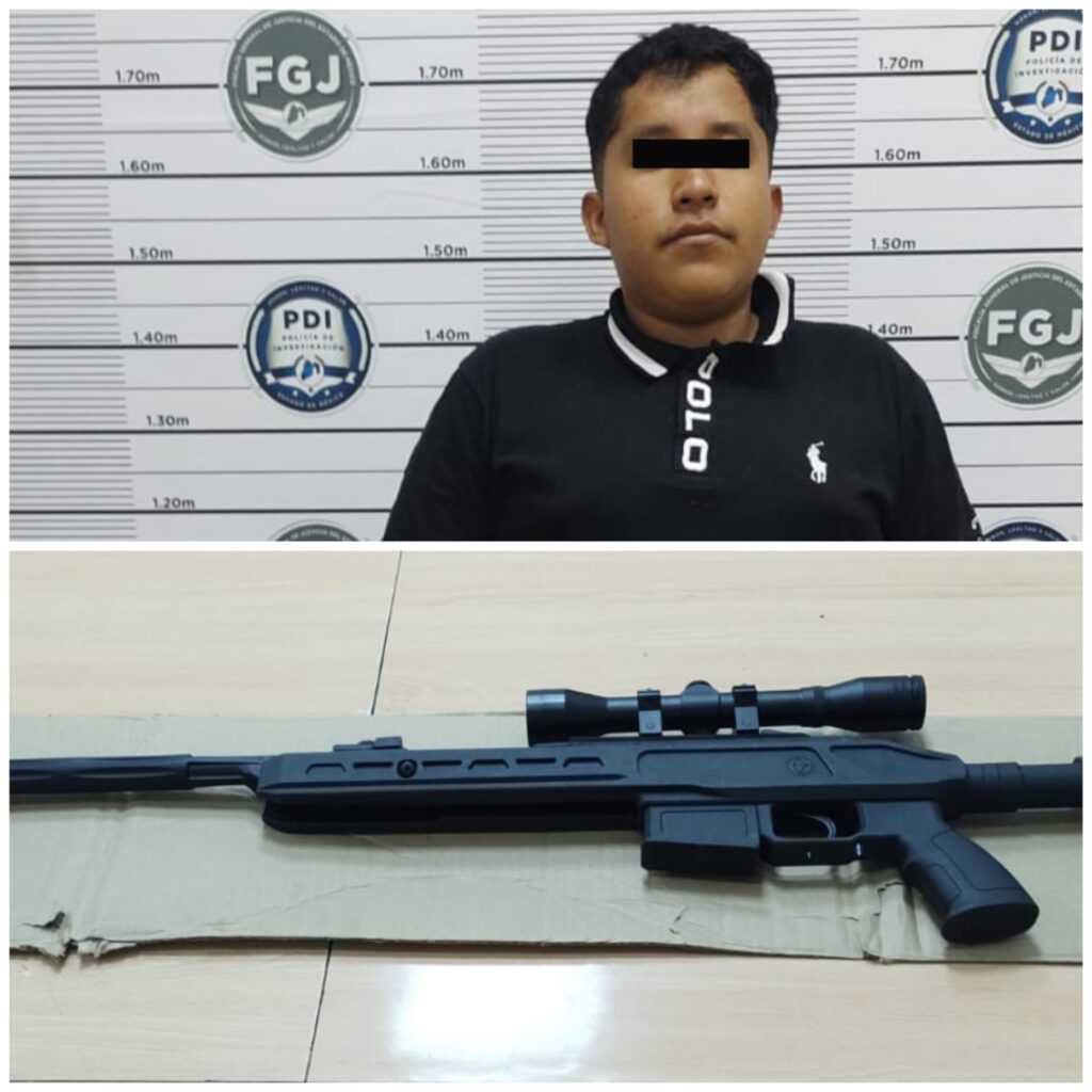 Operativo Sur: Detienen a sujeto por portación de arma larga en Santo Tomás