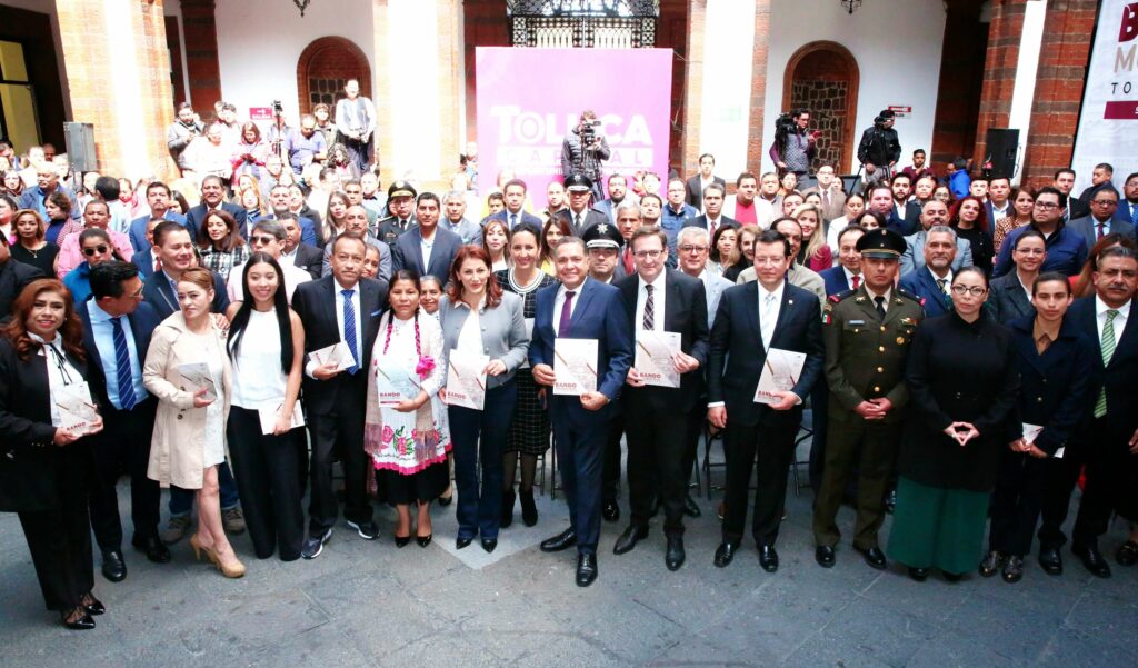 Da Toluca paso histórico con la promulgación del Bando Municipal 2025
