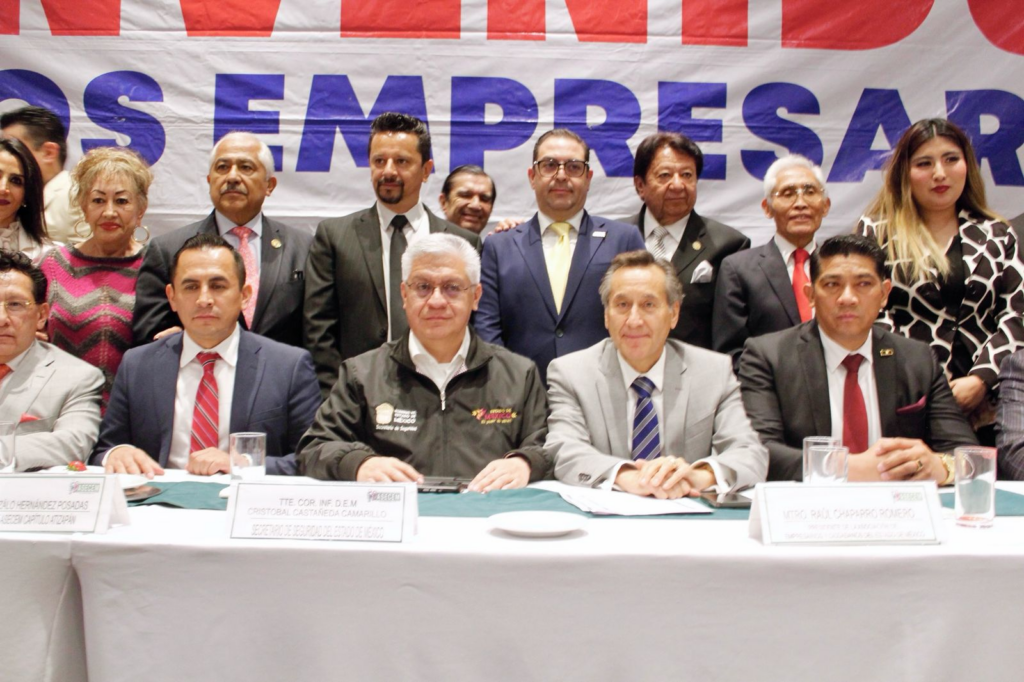 Se reúnen Secretario de Seguridad del Edoméx, Titular de Desarrollo Económico y ASECEM