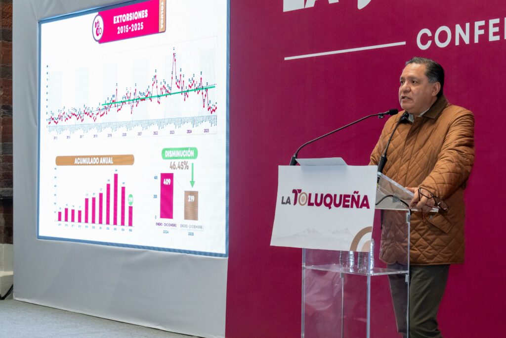 Toluca registra histórica baja de delitos de alto impacto: Ricardo Moreno Bastida