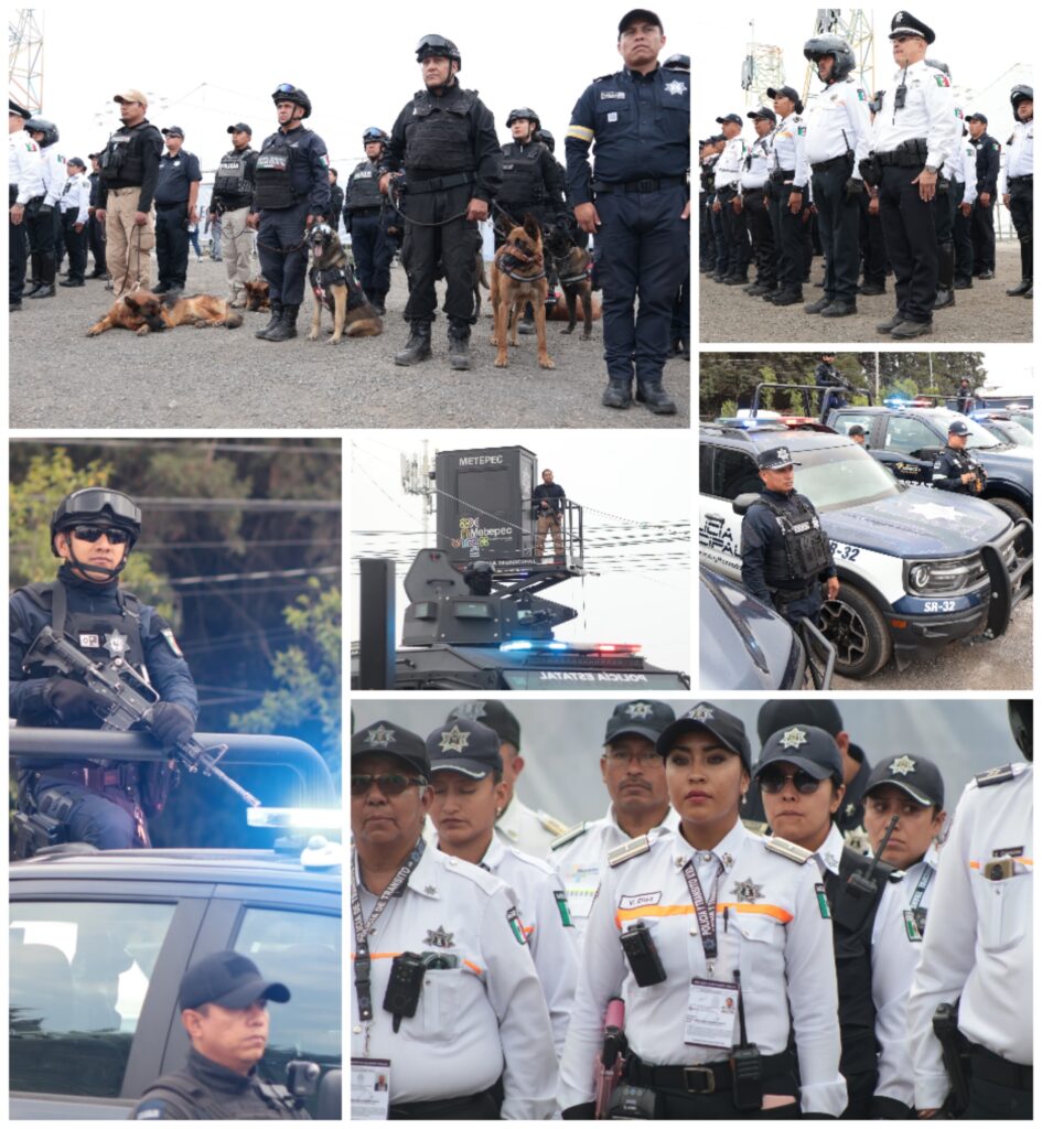 Cuidarán el órden en la Feria de Metepec más de 400 policías municipales