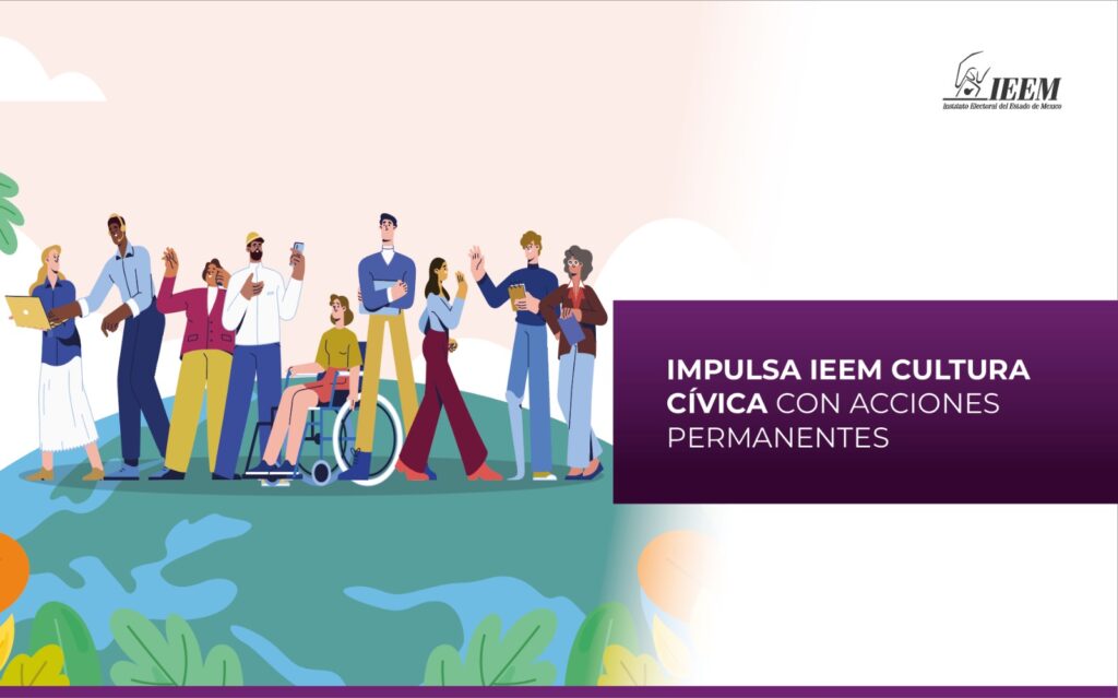 Impulsa IEEM cultura cívica con acciones permanentes