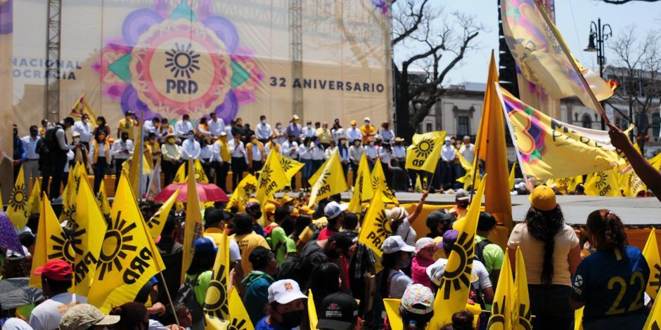 PRD hace oficial la pérdida de su registro