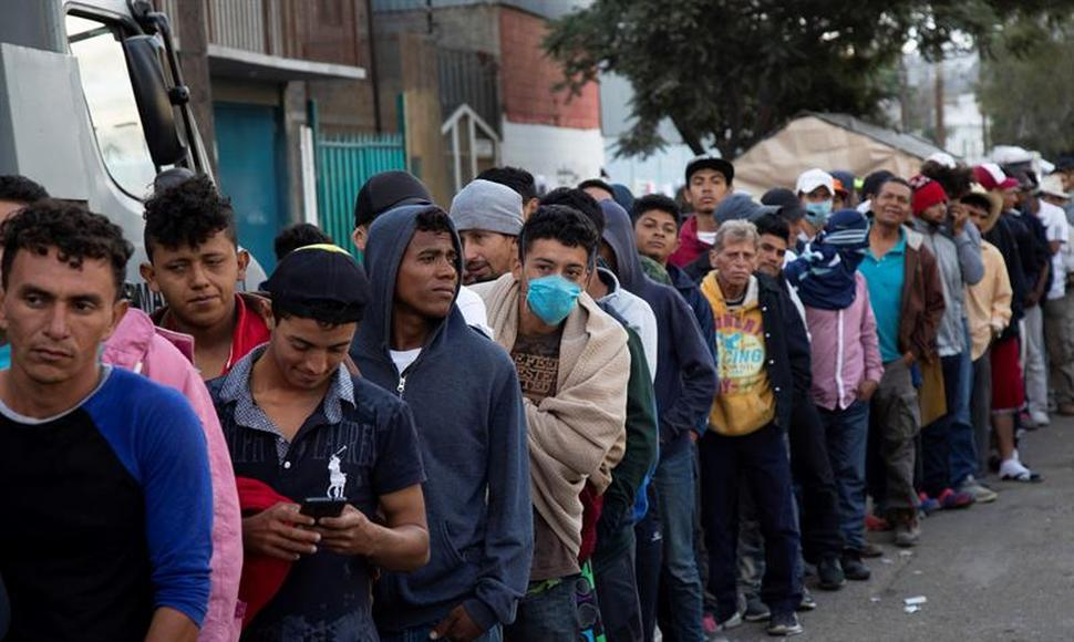 Los migrantes buscan asilo en México