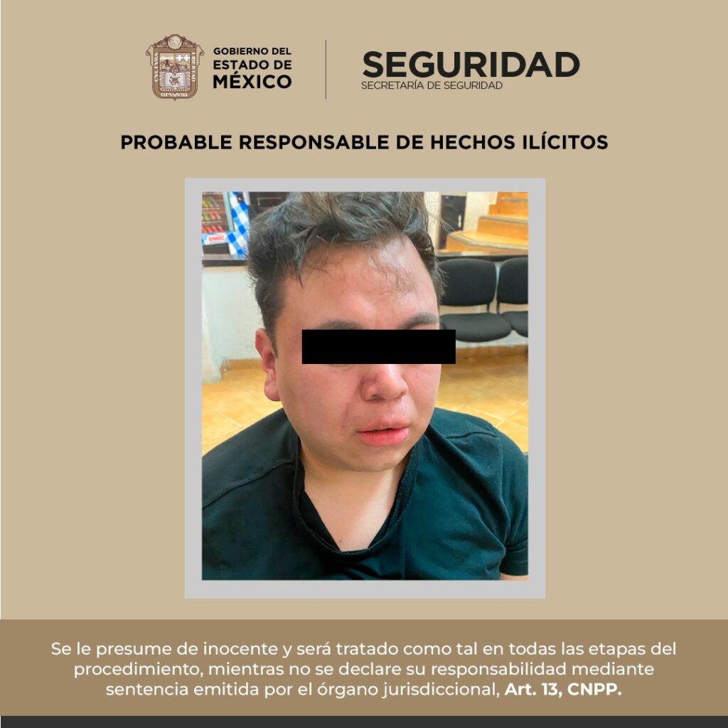 En flagrancia detienen en Tenancingo a sujeto por abuso sexual de un menor