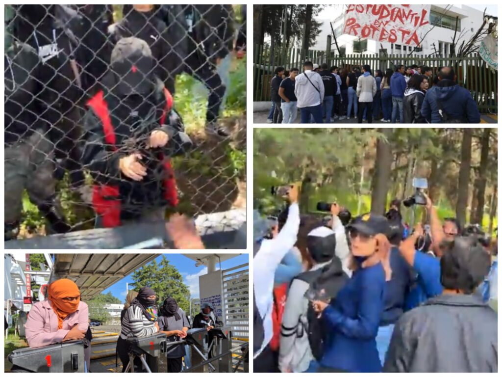 Se registra tensión durante regreso a clases en Ciudad Universitaria de la UAEMéx