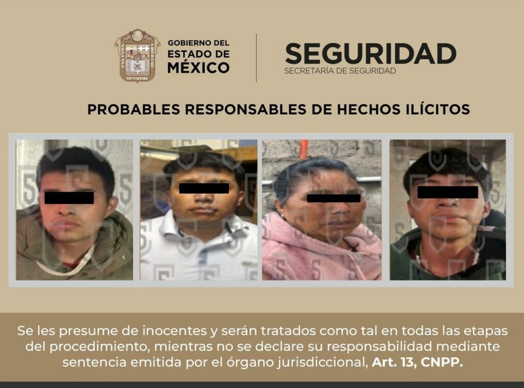 Capturan a presuntos asesinos de un elemento de la Guardia Nacional