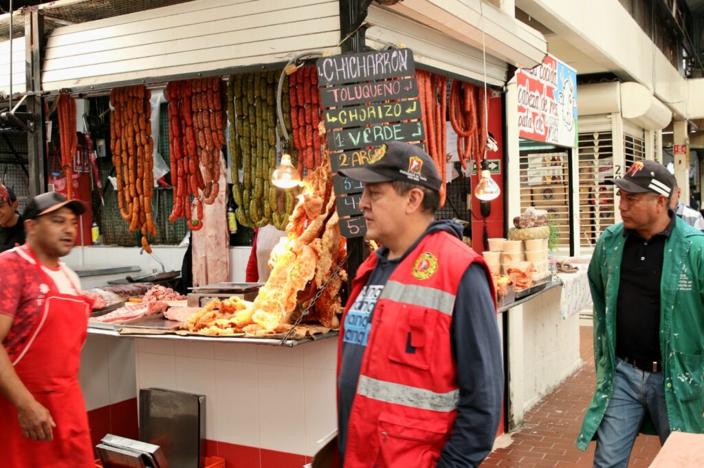 Efectúan inspección integral en el emblemático Mercado 16 de Septiembre en Toluca