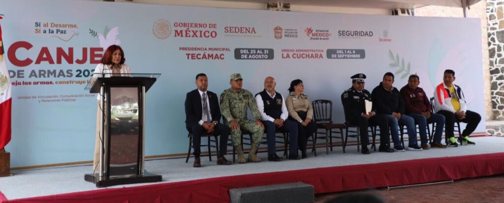 Con la presencia de la alcaldesa Rosi Wong, arranca en Tecámac el Programa de Canje de Armas
