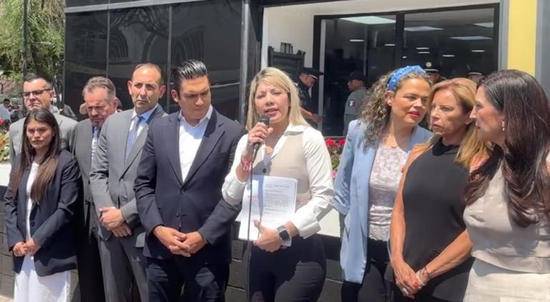 Acción Nacional denuncia a Andrea Chávez en FGR por 15 delitos