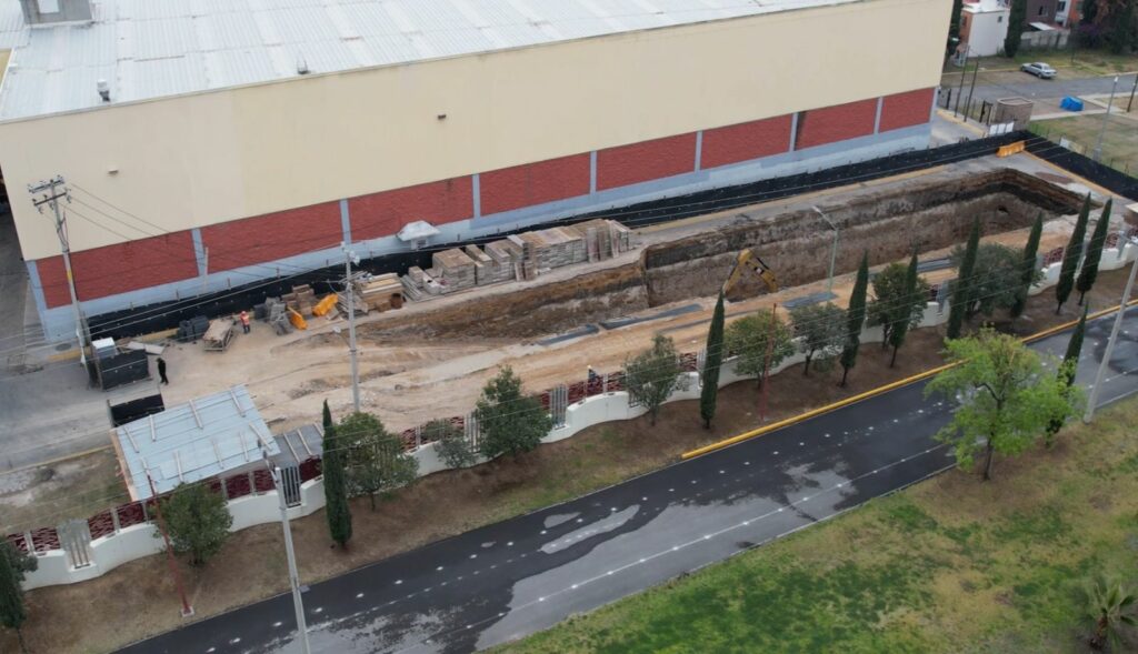 Supervisa alcaldesa de Tecámac obra para la captación de Agua pluvial