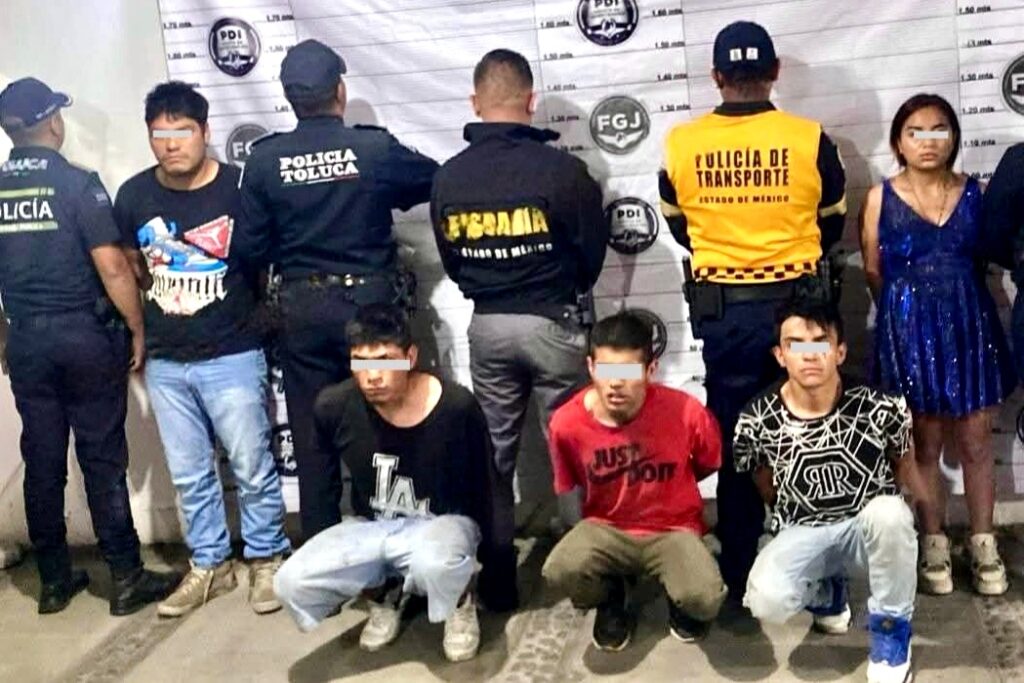 Caen en Toluca cinco integrantes de la banda de «Los Jesso», dedicada al robo violento de motocicletas