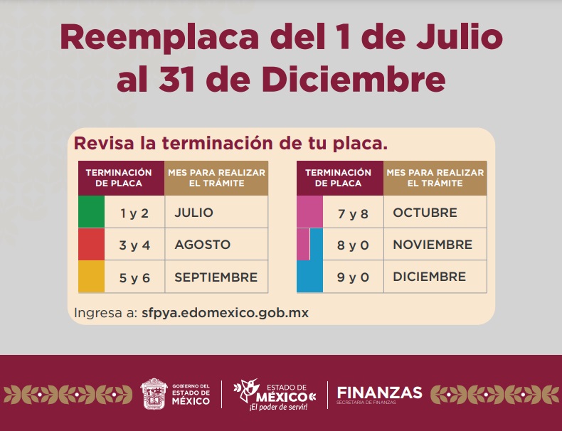 Vienen multas para automovilistas que incumplan con reemplacamiento en Edoméx