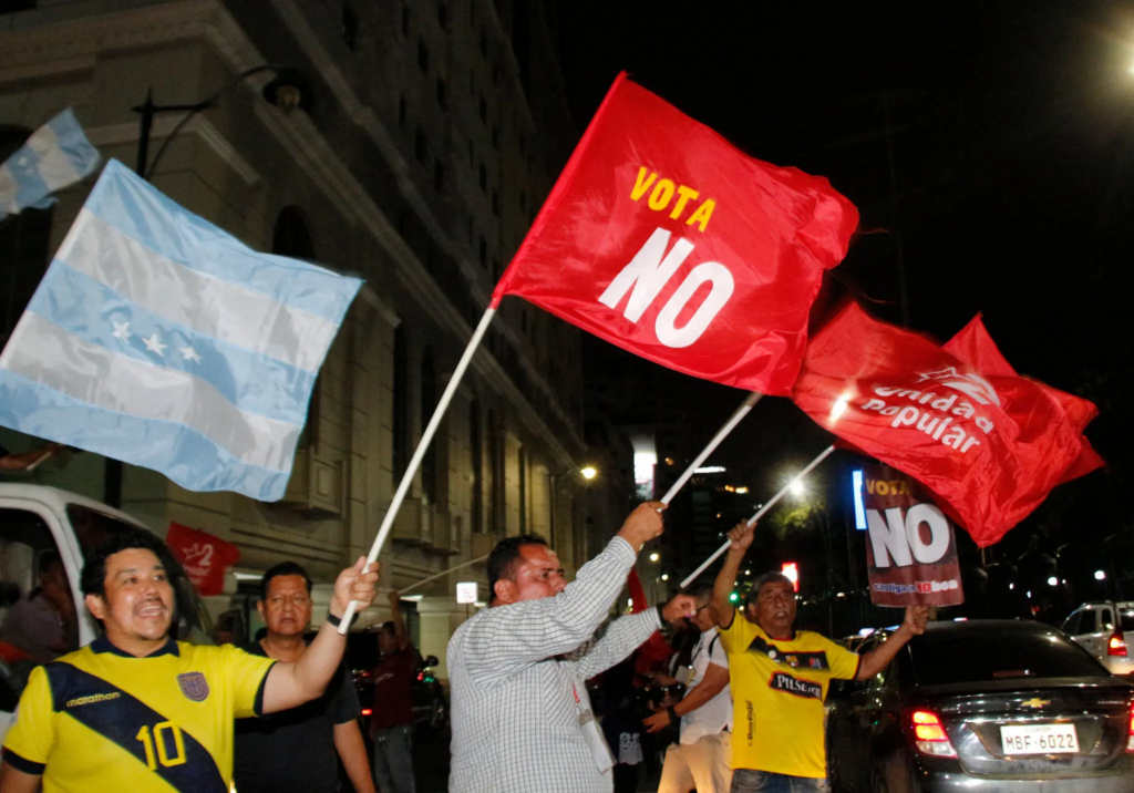 Ecuador vota «no» a albergar una base militar estadounidense