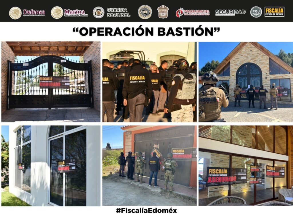 Catean inmuebles relacionados con la Familia Michoacana en el sur del Edoméx; detonan la Operación Bastión