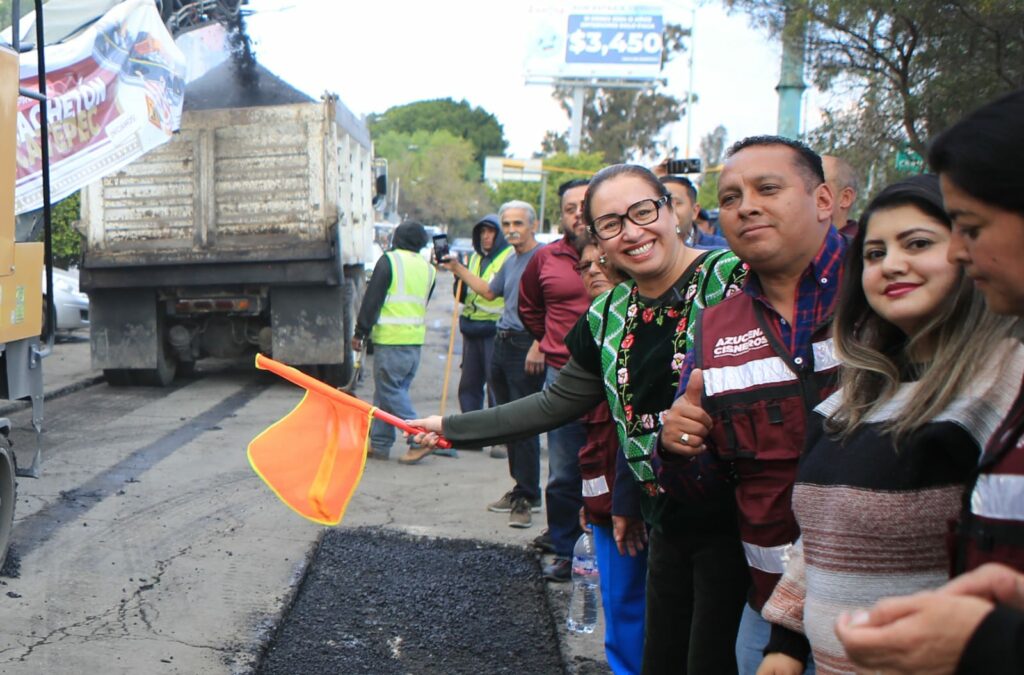 El “Bachetón” avanza en vialidades principales de Ecatepec