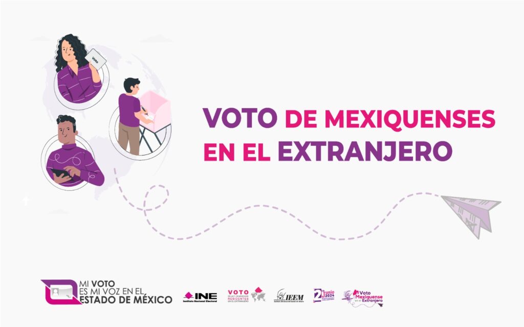 Así votaron las y los mexiquenses en el extranjero