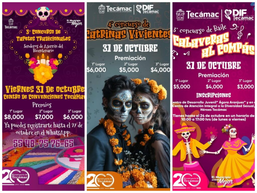 Arrancará Tecámac su Festival del Día de Muertos este 25 de octubre