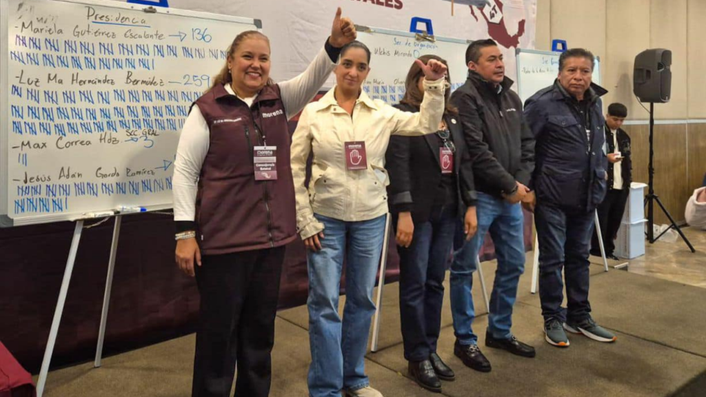 Luz María Hernández es electa como dirigente del partido de Morena en el Edoméx