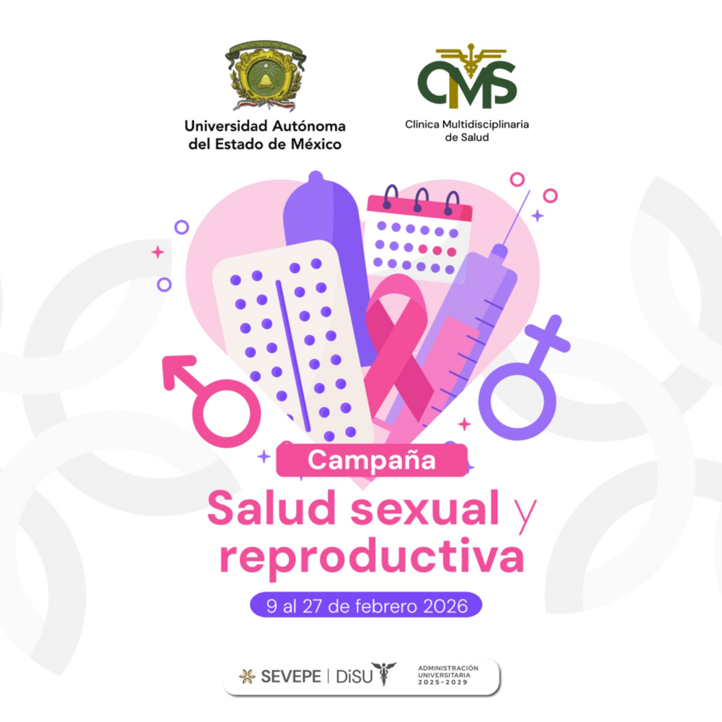 Con Campaña de Salud Sexual y Reproductiva, UAEMéx fortalece bienestar de la comunidad universitaria