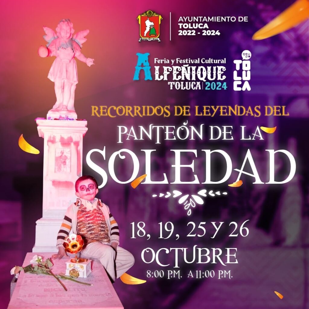 Que no te dé miedo; están listos los recorridos nocturnos por el Panteón de la Soledad
