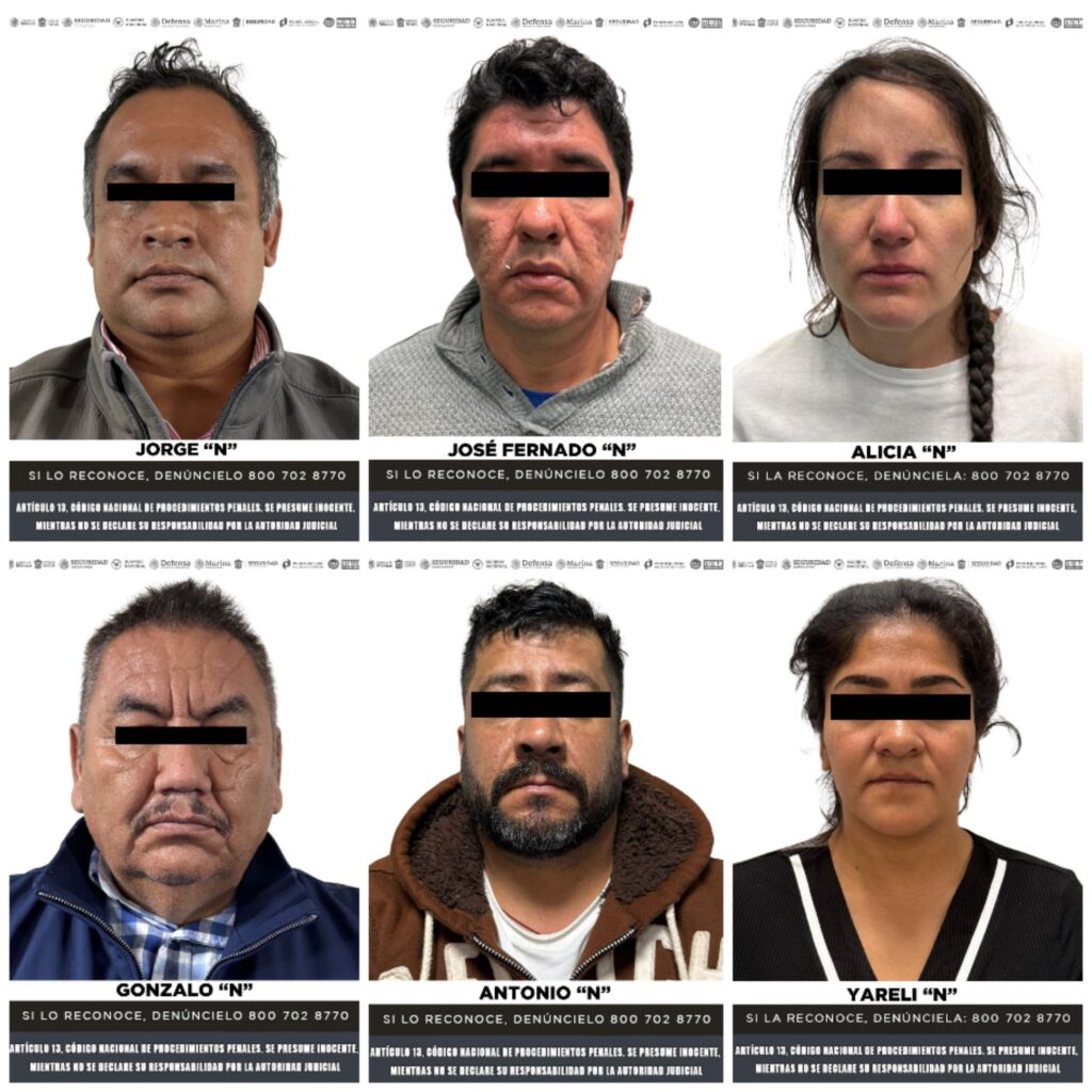 Vinculan a proceso a siete lugartenientes de la Familia Michoacana, detenidos en el Operativo Liberación en el sur del Edoméx
