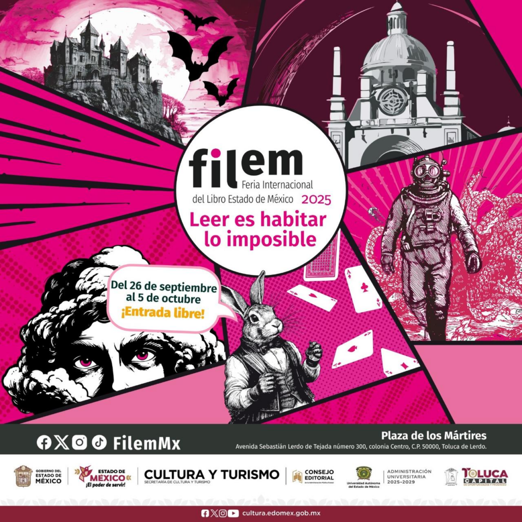 La FILEM 2025 celebrará diez días de lectura, arte e identidad mexiquense